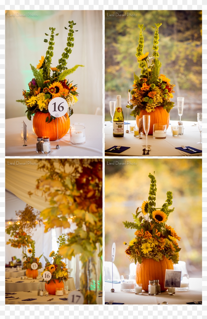 Repurposed Upcycle Outdoor Rustic Country Wedding Ceremony - Sunflower And Pumpkin Wedding Centerpieces Clipart #5383480