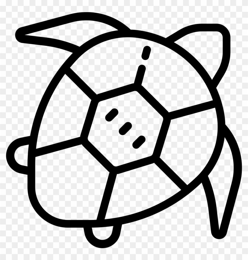 Turtle Icon - Deco Esagono Statuario Grafite Clipart #5383613