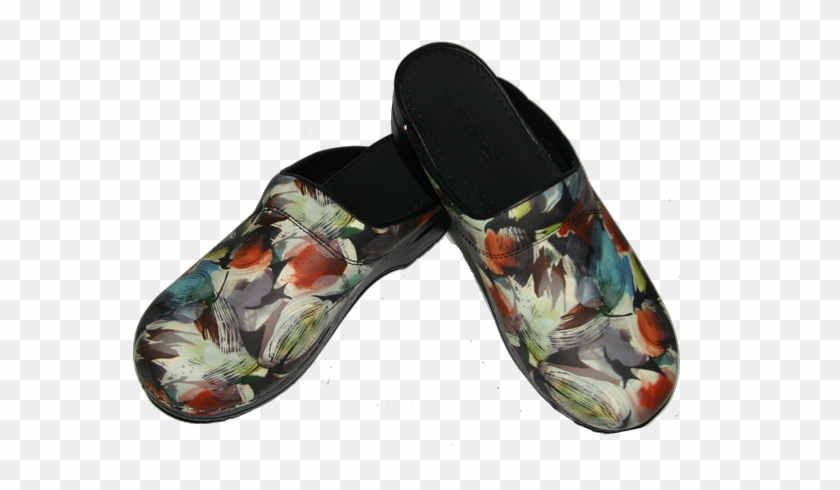 Spingtime Multi Clogs - Flip-flops Clipart