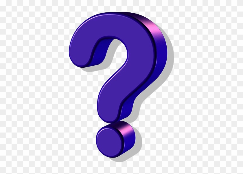 Question Mark - 3d Purple Question Mark Clipart