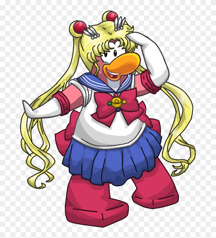 Imagen Usagi Tsukino Moon Crystal Club Penguinpng Ⓒ - Club Penguin Sailor Moon Clipart #5384064