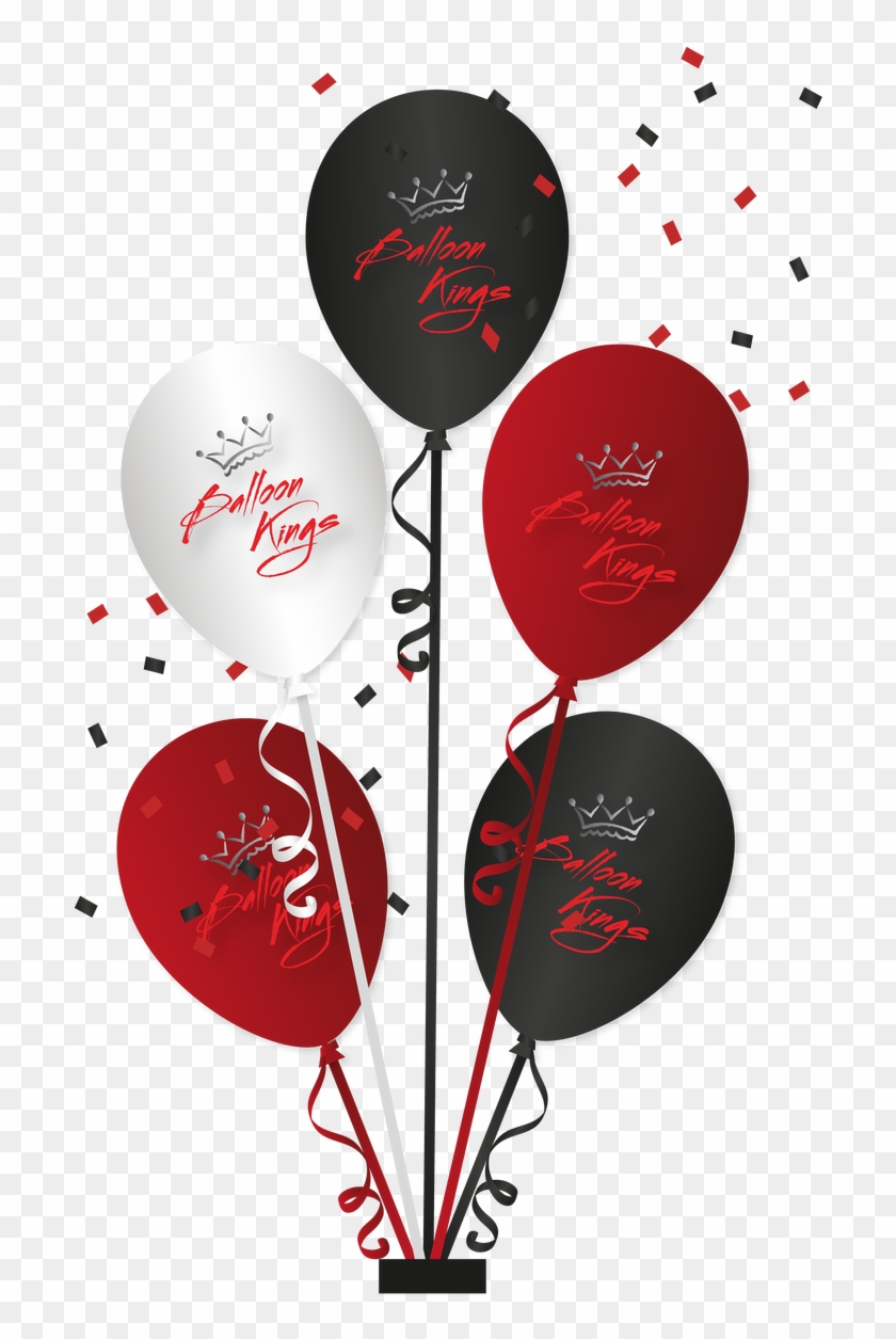 Centerpiece Of 5 Balloons - Balloon Clipart #5384133