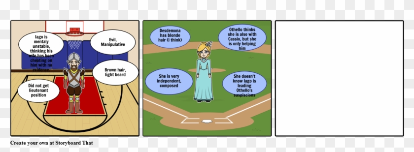 Othello Storyboard - Cartoon Clipart #5384360