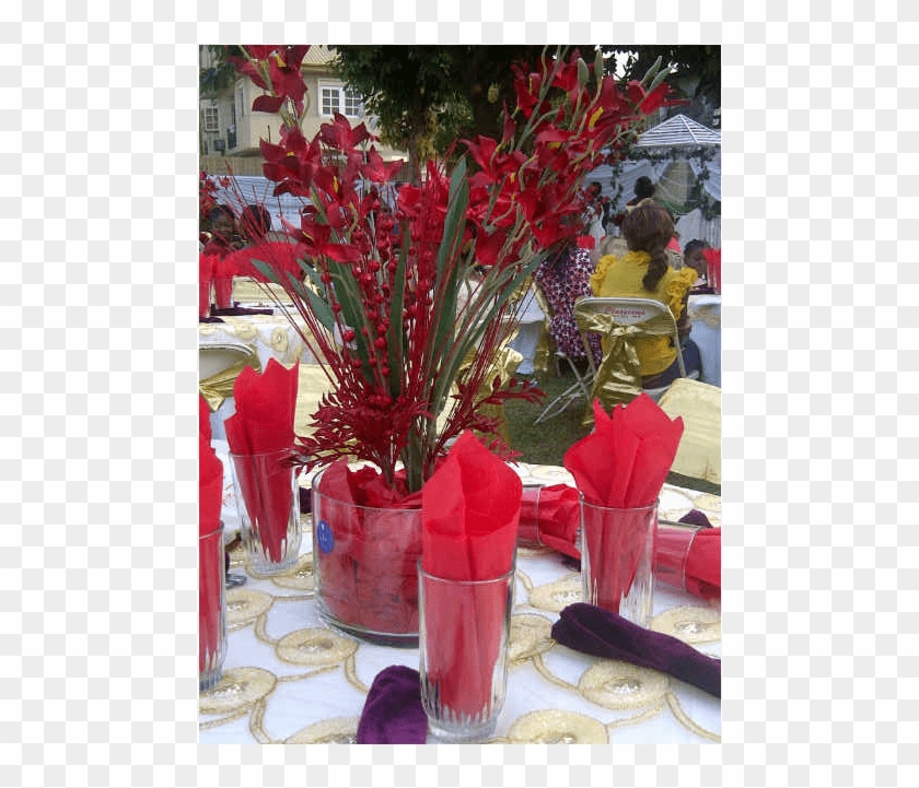 Burgundy Centerpiece - Heliconia Clipart #5384381
