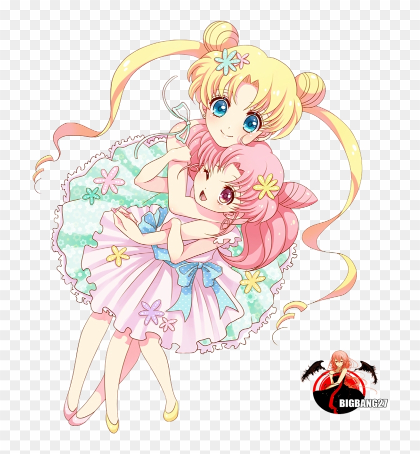 Usagi Png - Sailor Moon And Daughter Clipart