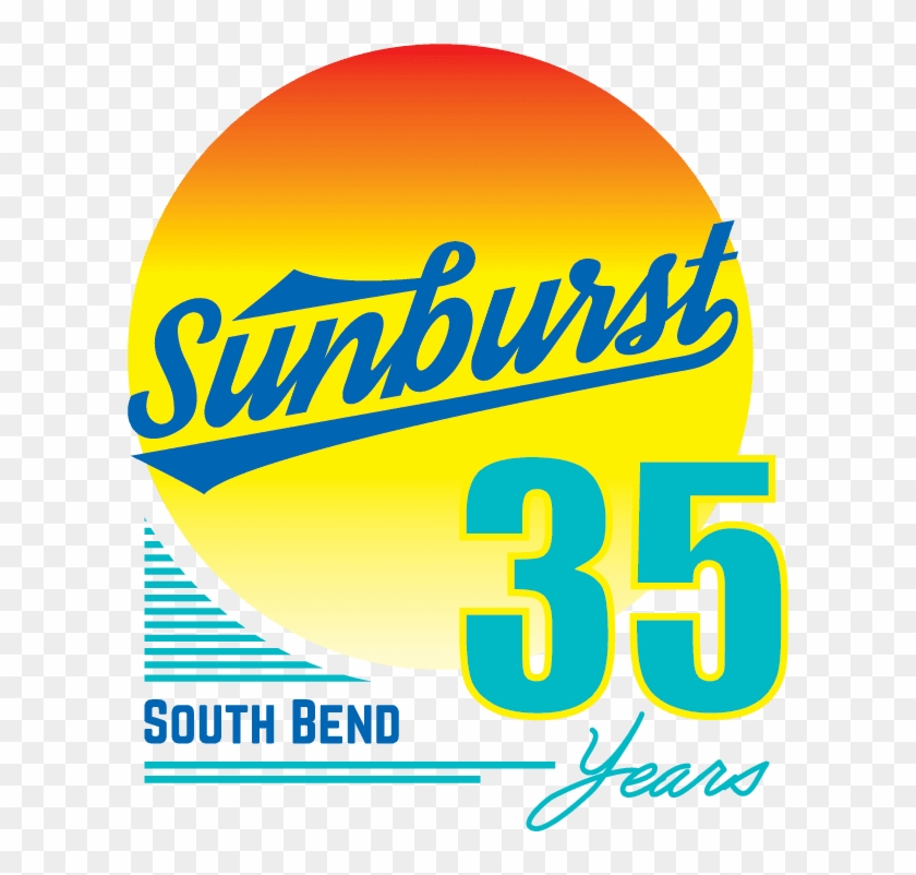 2018 Sunburst 35 Yea - Graphic Design Clipart