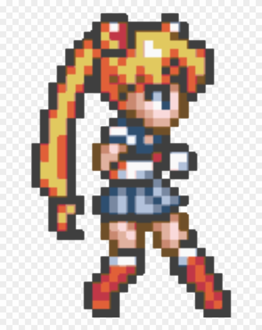 #anime #pixel #pixelart #serena #serenatsukino #tsukino - Sailor Moon Pixel Animation Clipart