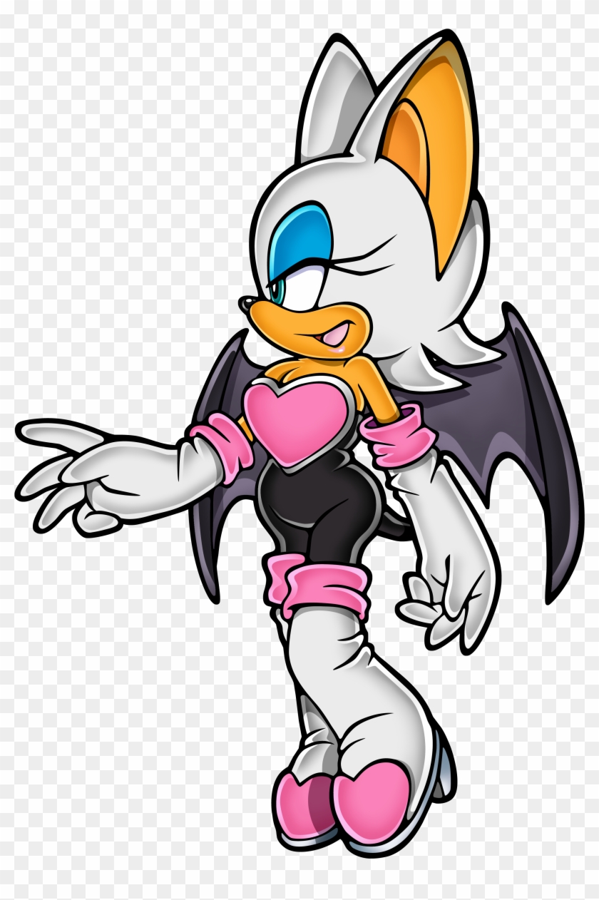 Sa2b Rouge02 - Rouge Sonic Adventure 2 Artwork Clipart #5386176