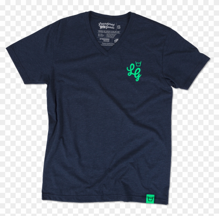 Mint Logo V Neck T Shirt - Shirt Clipart #5386270