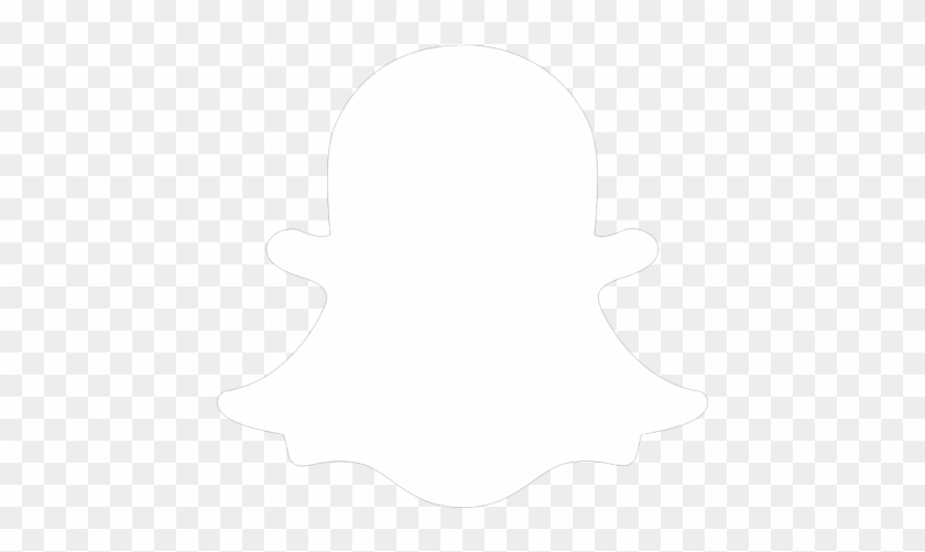 Snapchat Logo White Png Clipart #5386294