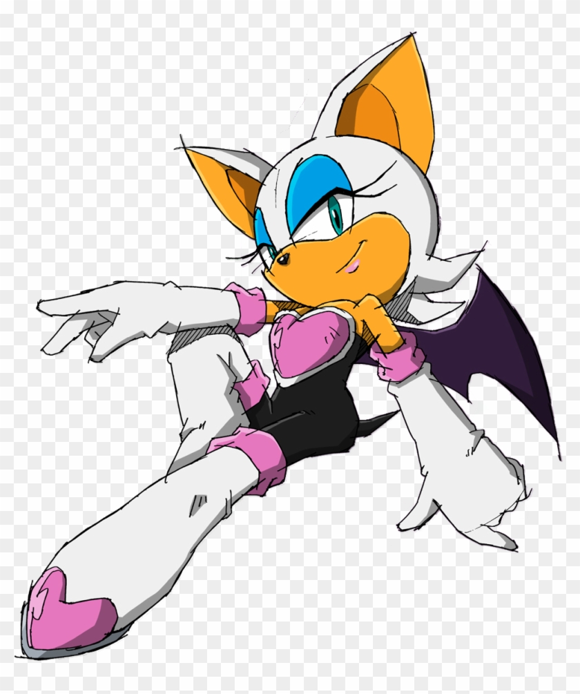 Rouge With Friend - Rouge The Bat Sonic Channel Clipart