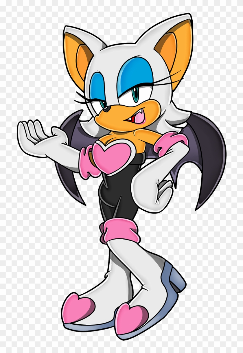 Spd64 - Rouge The Bat 2d Clipart
