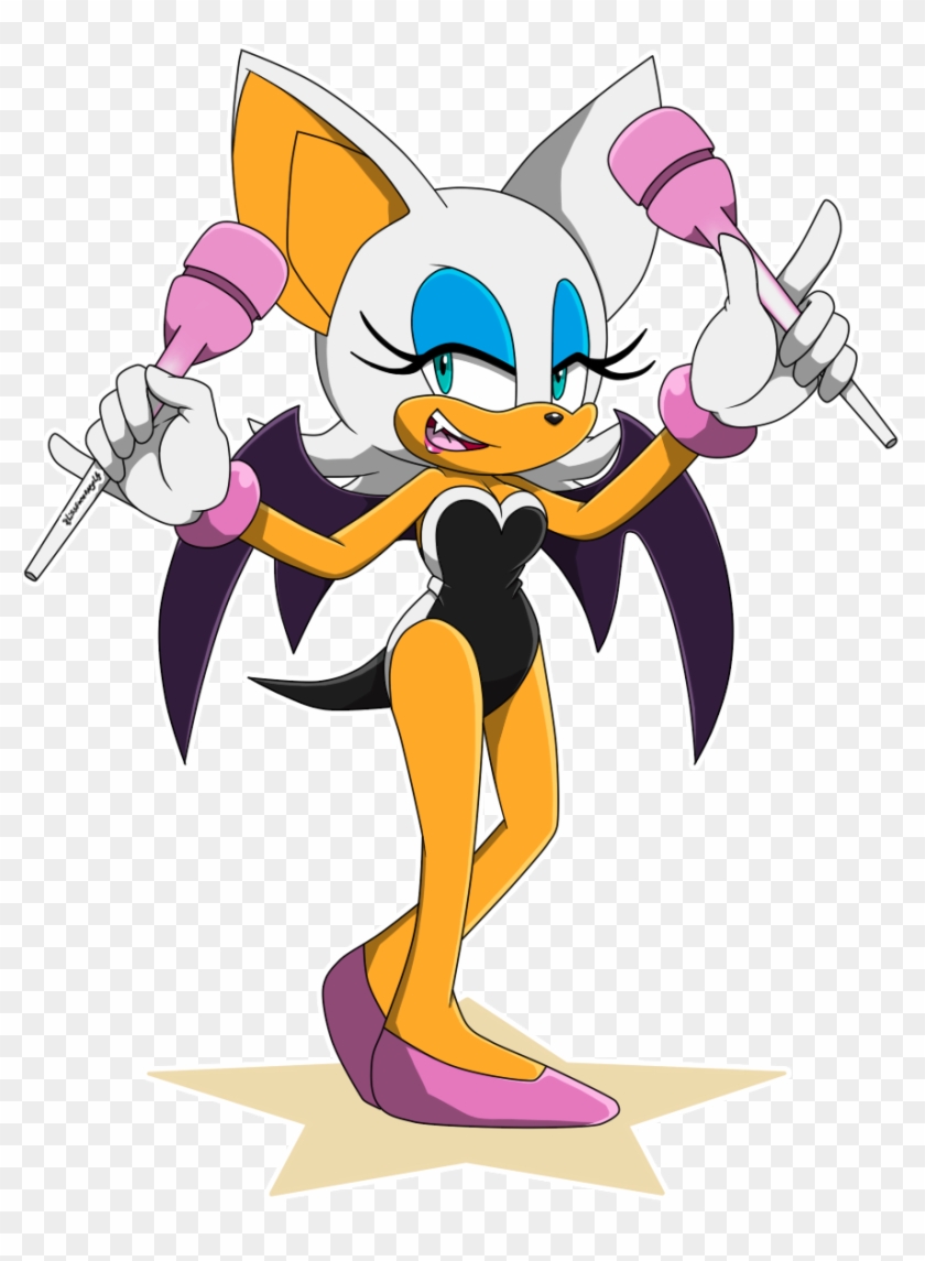 “rouge In Rhythmic Gymnastics, My Style - Mario And Sonic Rouge Clipart