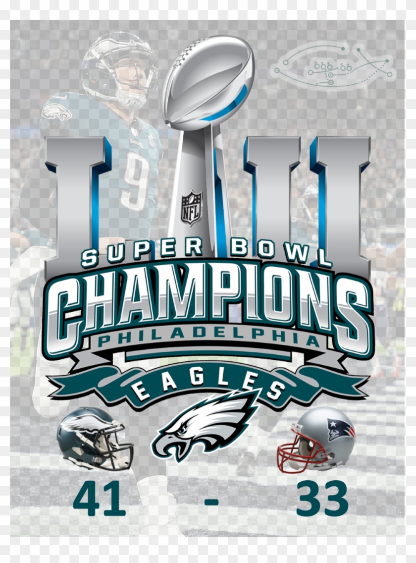 Philadelphia Eagles Super Bowl Champs - Philadelphia Eagles Super Bowl Champions Logo Clipart #5387709