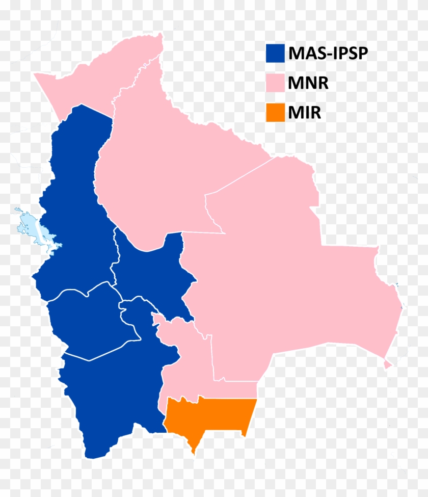 2002 Bolivian Elections Map - Capital Of Bolivia On Map Clipart