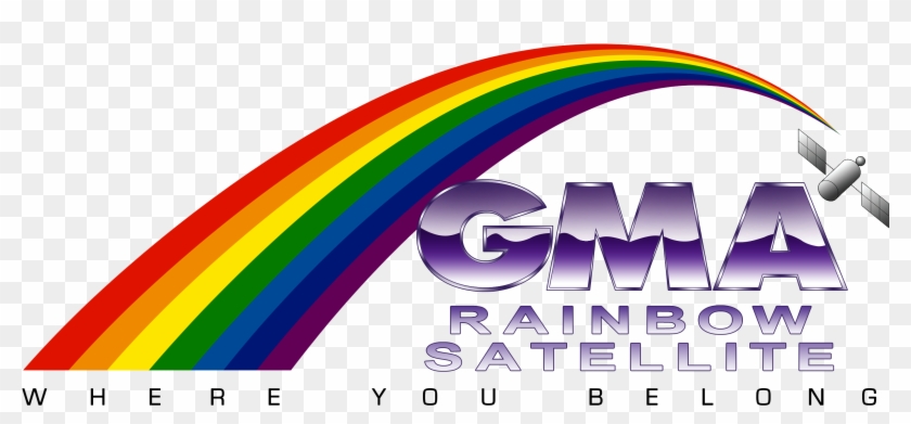 Gma Rainbow Satellite Logo - Gma Where You Belong Clipart #5388115