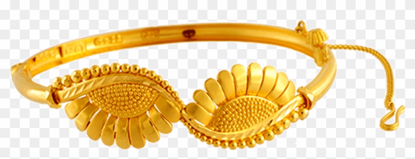 Chandra Jewellers 22k Yellow Gold Bangle - Pc Chandra Jewellers Clipart #5389733