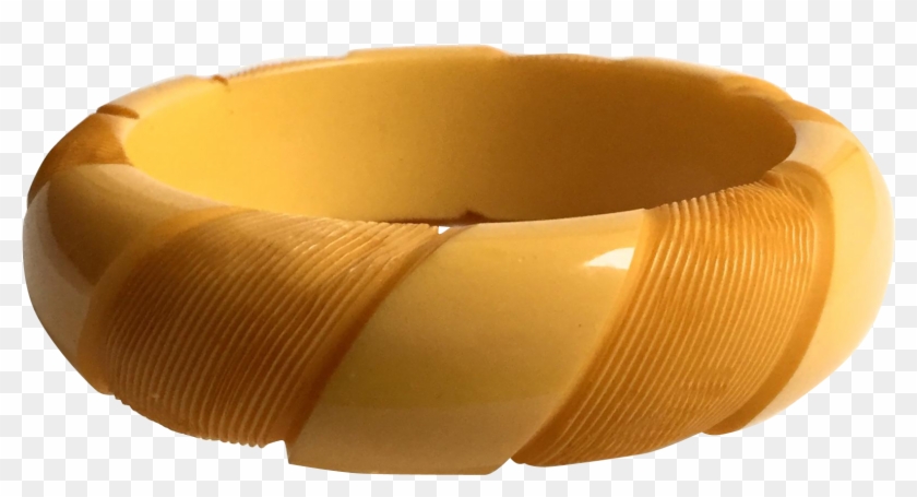 Bakelite Bangle Bracelet In A Pinwheel Carved Design - Bangle Clipart #5389886