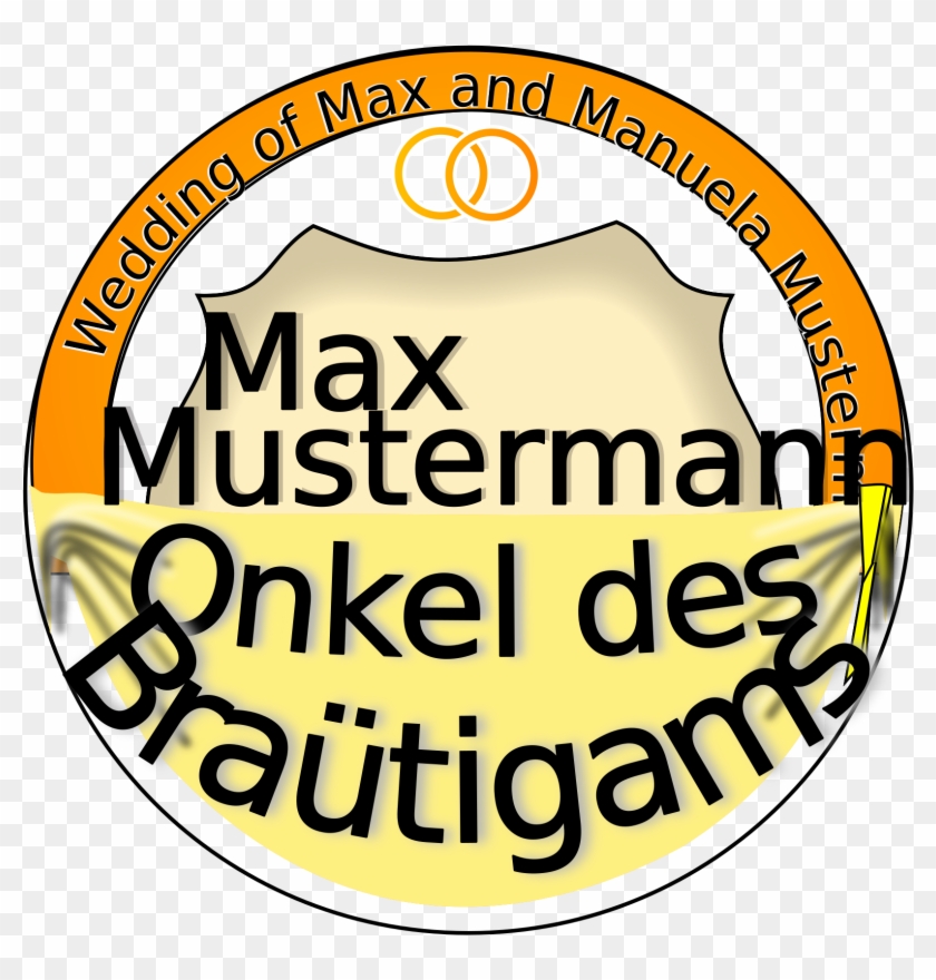 This Free Icons Png Design Of Wedding Button 2 - Circle Clipart #5389997