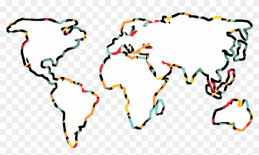 Muslim For Progressive Values - World Map Clipart