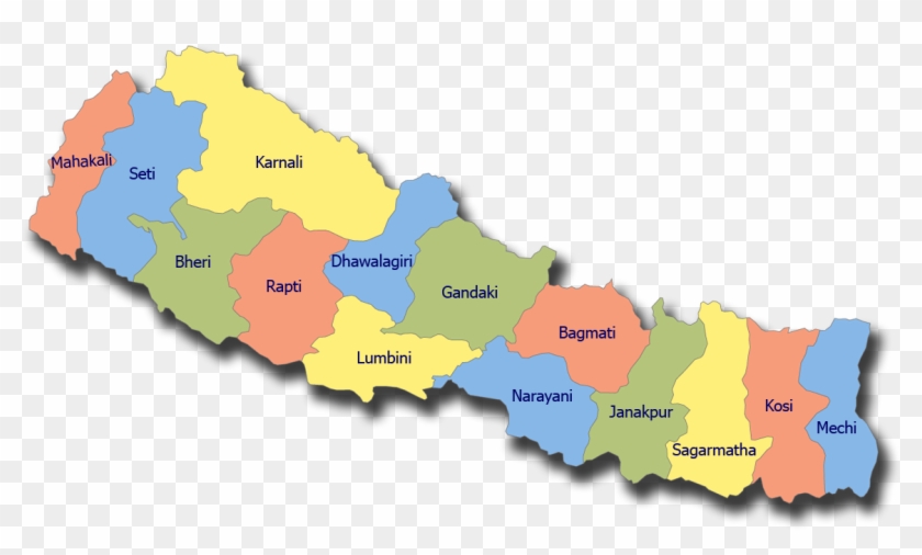 Nepal Map - Transparent Nepal Map Png Clipart