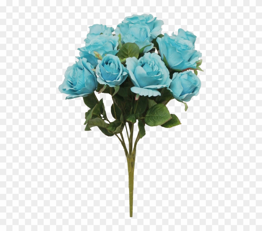 Turquoise - Garden Roses Clipart #5391228