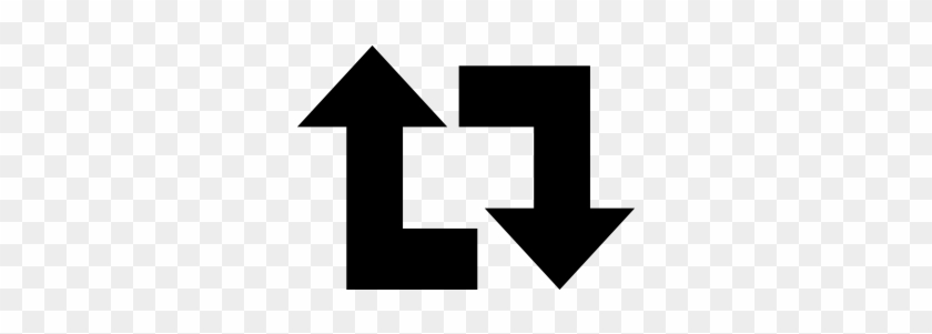 Retweet Icon Png Vector - White Retweet Icon Png Clipart