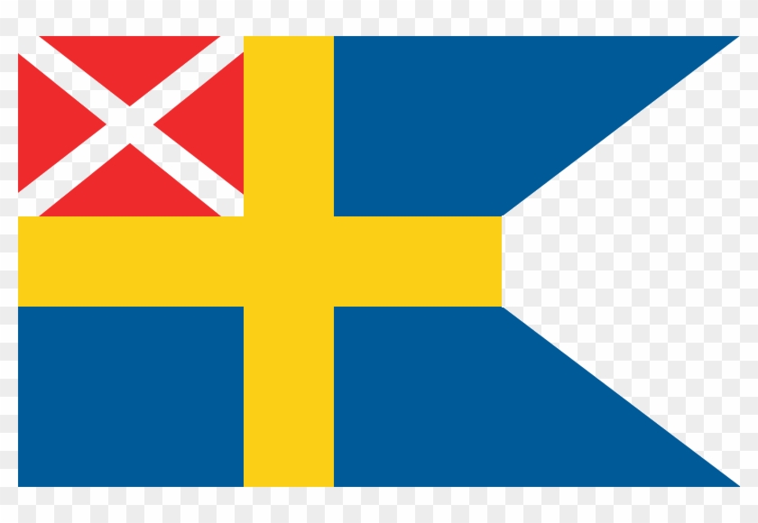 Sweden State Flag Alternate 1838 - Sweden State Flag Clipart #5391433