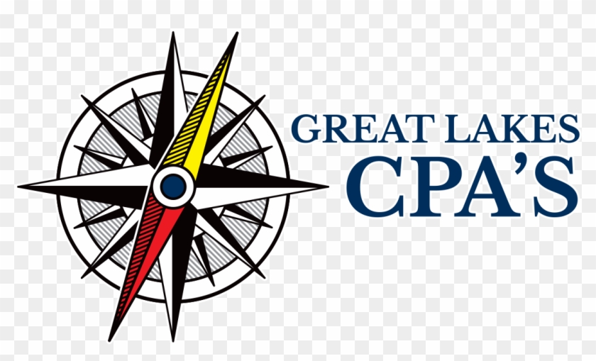 Great Lakes Cpa's - Compass Sticker For Scooty Clipart