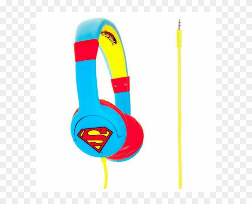 Kondor Superman "man Of Steel" Blue Children's Headphones - Superman Logo Clipart