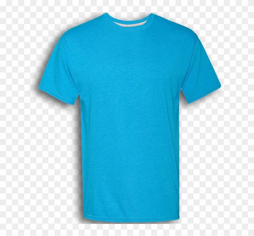 Blue Male Shirt Png Clipart - Gildan Neon Blue Shirt Transparent Png #5393308