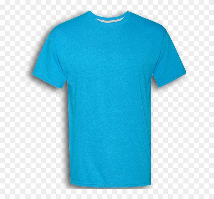 Blue Male Shirt Png Clipart - Gildan Neon Blue Shirt Transparent Png