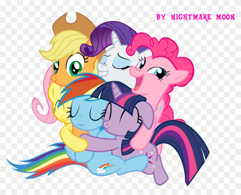 Gourmand Gang P Page - My Little Pony Group Hug Clipart