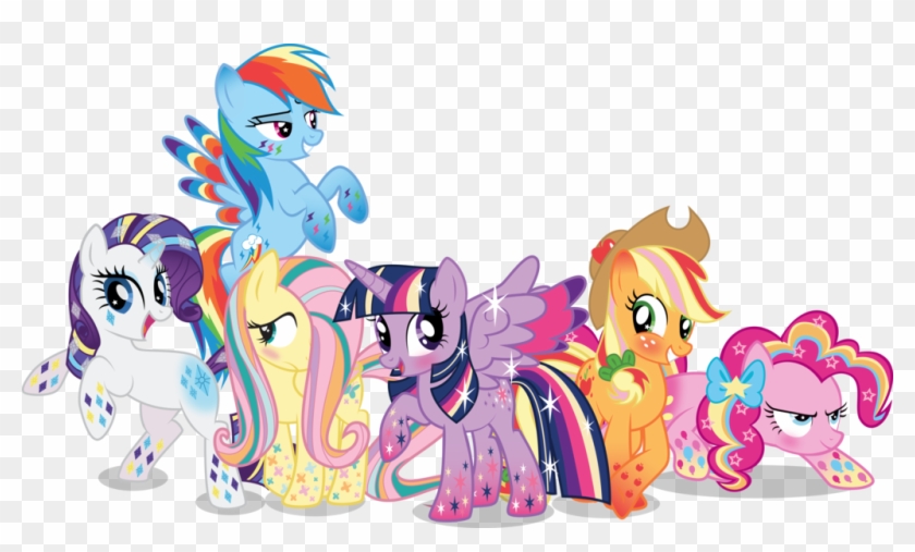 My Little Pony Png - Rainbow Power Ponies Clipart