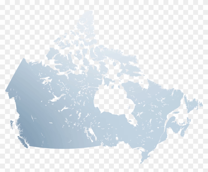 On The Great North Of Canada, Temperature Gradually - Map Of Canada Clipart