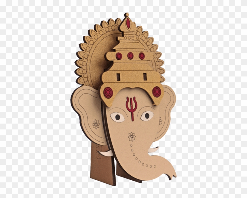 Lord Ganesha Face - Portable Network Graphics Clipart