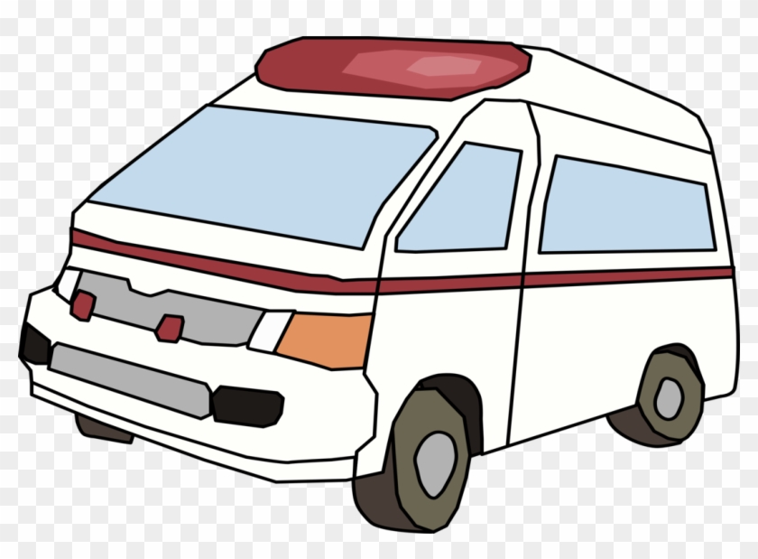 Car Door Ambulance Drawing Graphic Arts - Compact Van Clipart #5393623