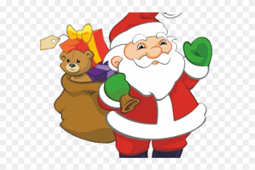 Christmas Clipart Father - Clip Art Christmas Santa - Png Download #5393966