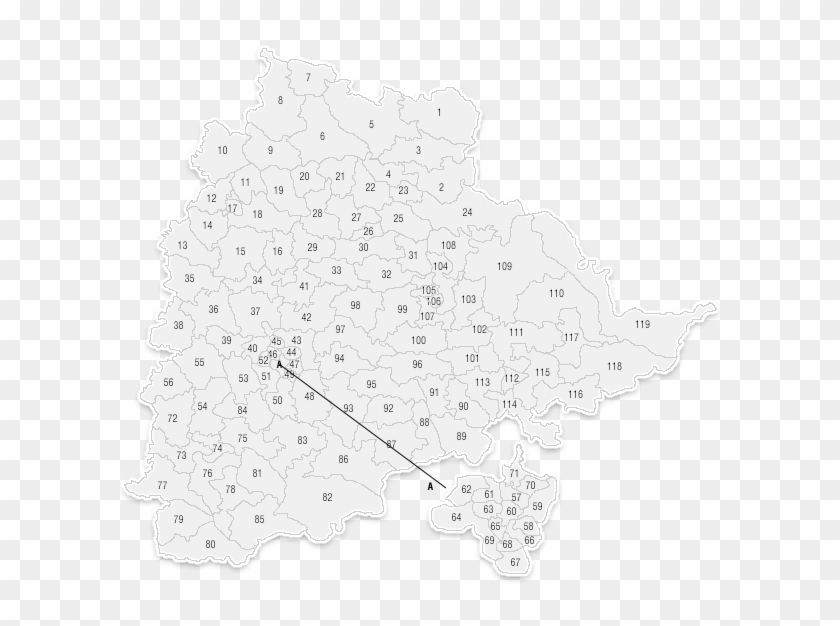 2018 Assembly Election Results - Old Andhra Pradesh Map Outline Clipart #5394730