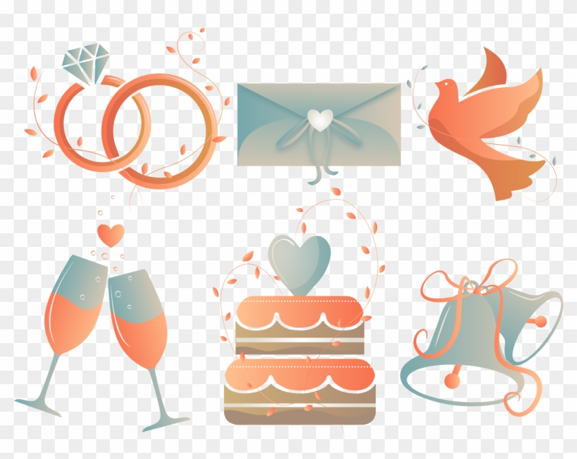 Download Icon Creative Elements Material Transprent - Couple Wine Glass Png Clipart #5395111