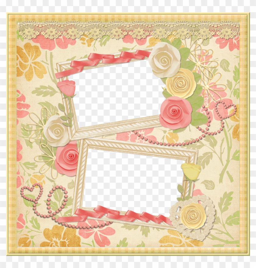 Nice Png Transparent Photo Frame - Garden Roses Clipart