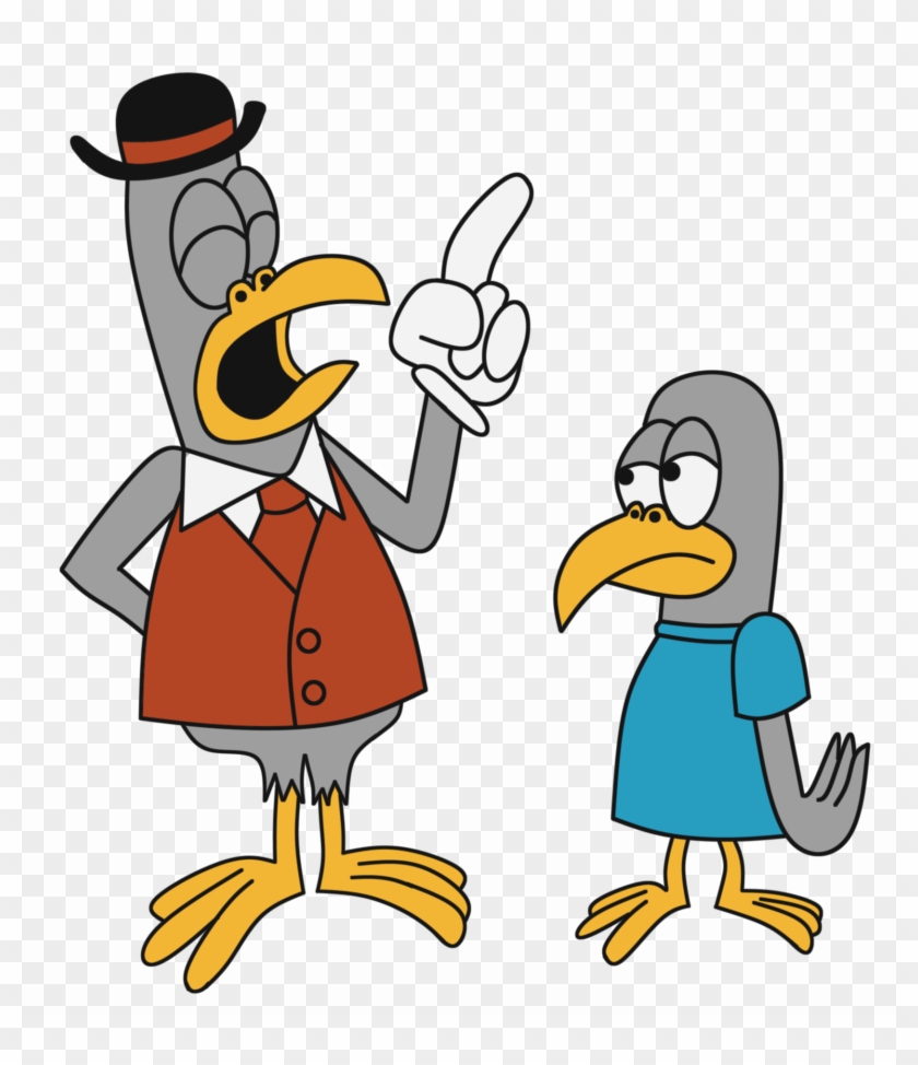 Said Big Pigeon To Little Pigeon, 'this Is What We'll - Cartoon Clipart #5395590