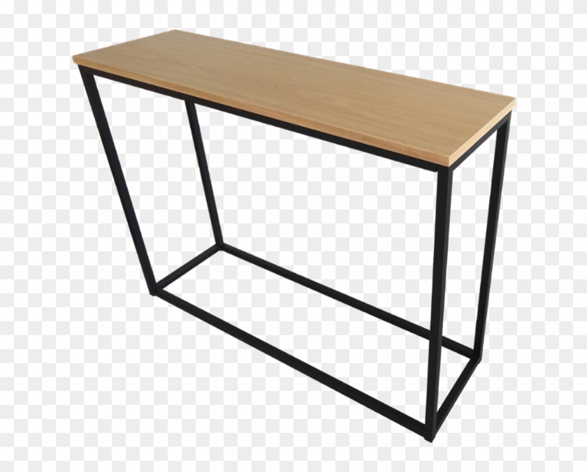 China Dh Furniture, China Dh Furniture Manufacturers - Hall Console Table Wooden Top Metal Frame Clipart