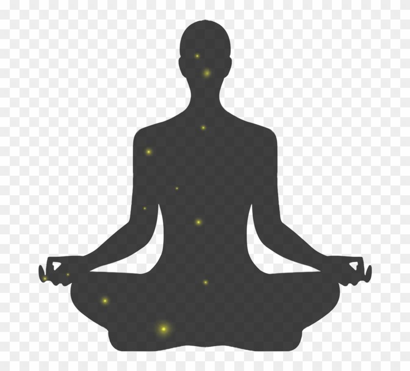 - Silhouette Meditation Poses Clipart , Png Download - Ayurvedic Silhouette Transparent Png