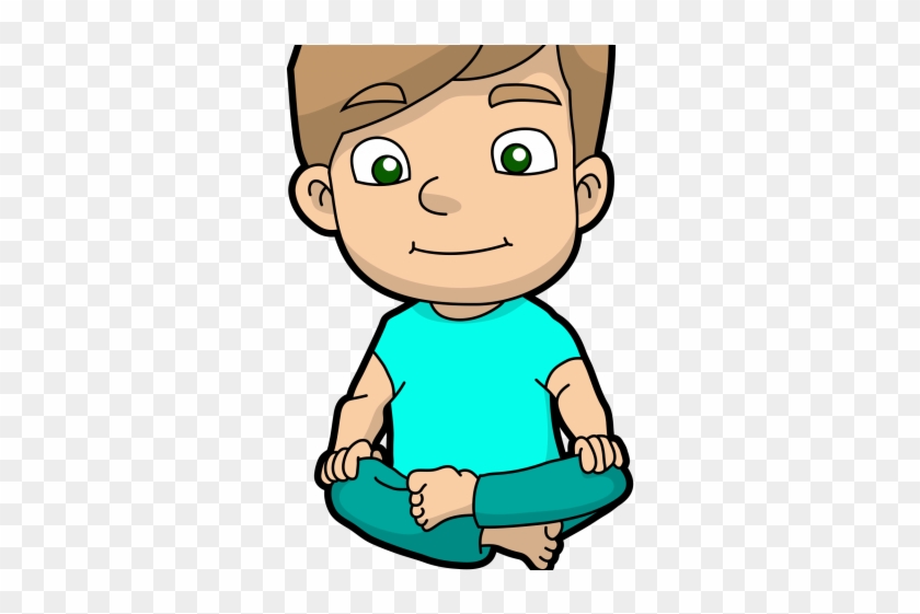 Meditation Clipart Child Meditation - Cartoon - Png Download