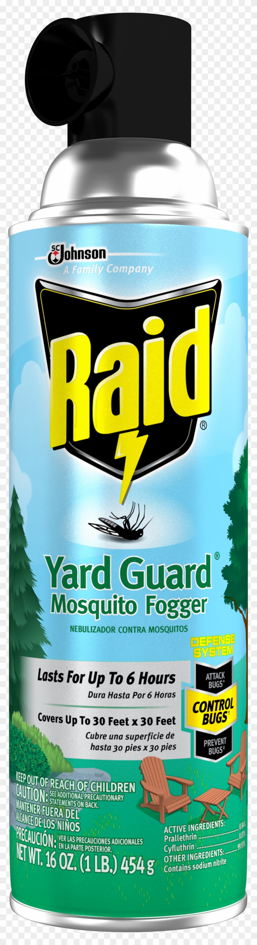 Raid Yard Guard Mosquito Fogger, 16 Oz - Raid Yard Guard Clipart #5396314