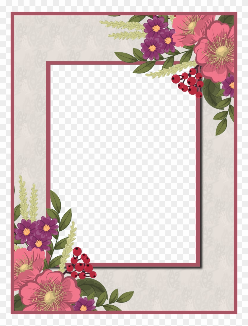 Úprava Fotek, Rámečky - Passion Flower Clipart