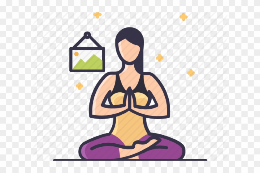 Meditation Clipart Yoga Teacher - Illustration - Png Download #5396626