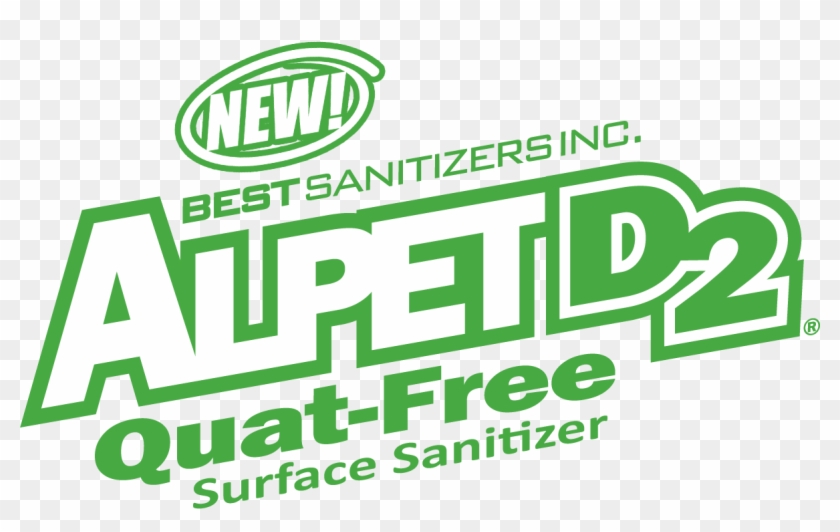 Alpet D2 Quat-free Surface Sanitizer From Best Sanitizers - Alpet D2 Clipart #5397234