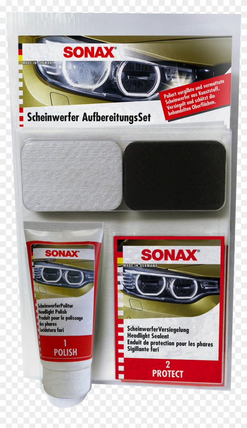 The Sonax Headlight Restoration Kit - Sonax Headlight Restoration Kit Clipart